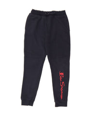 BEN SHERMAN Boys Graphic Tracksuit Trousers Joggers 8-9 Years  Navy Blue