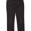 M&Co Womens Straight Jeans UK 14 Large W34 L27 Black