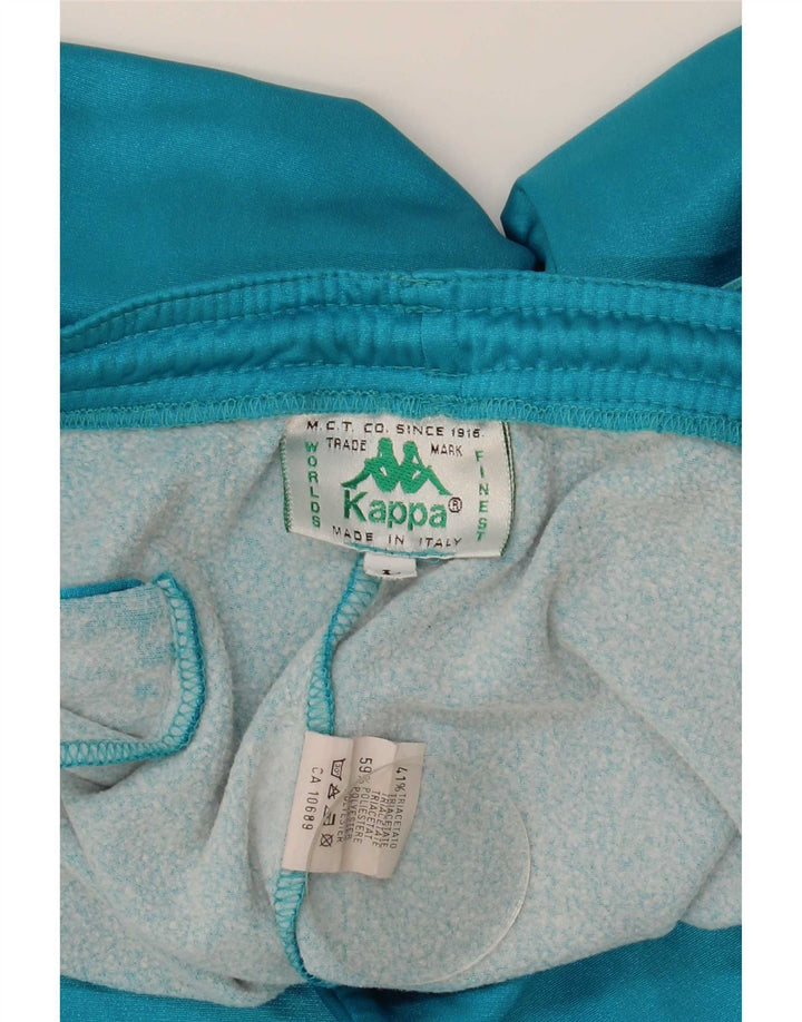 Kappa Mens Graphic Tracksuit Trousers Large  Blue Colourblock Polyester