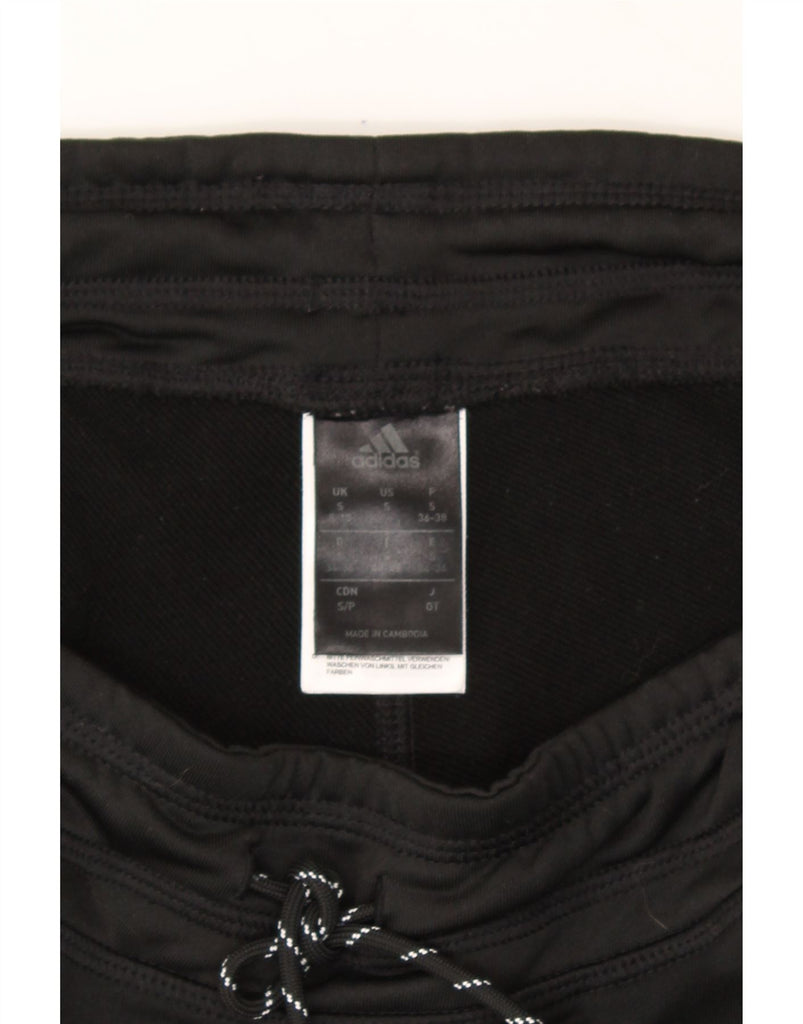 ADIDAS Womens Climalite Tracksuit Trousers UK 8/10 Small  Black Polyester Vintage Adidas and Second-Hand Adidas from Messina Hembry 