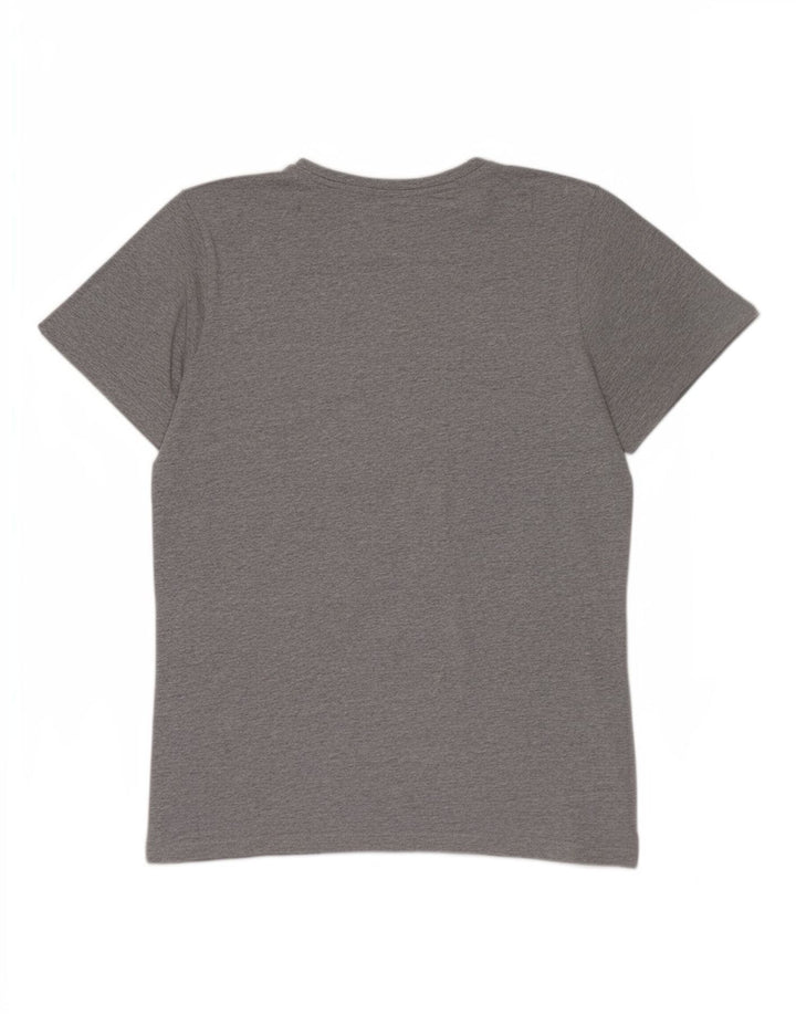 Ellesse Mens Graphic T-Shirt Top Medium Grey Flecked Cotton