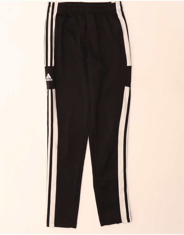 Adidas Boys Aeroready Tracksuit Trousers 11-12 Years Black Colourblock