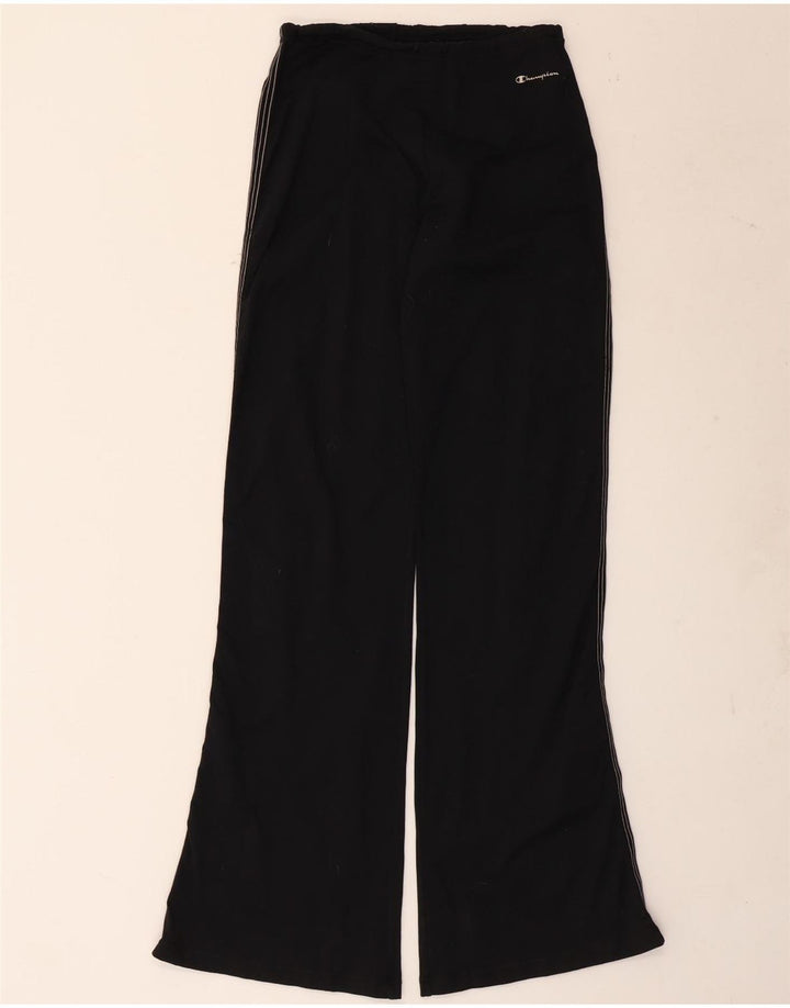 Champion Womens Tracksuit Trousers UK 16 Large  Black Polyamide