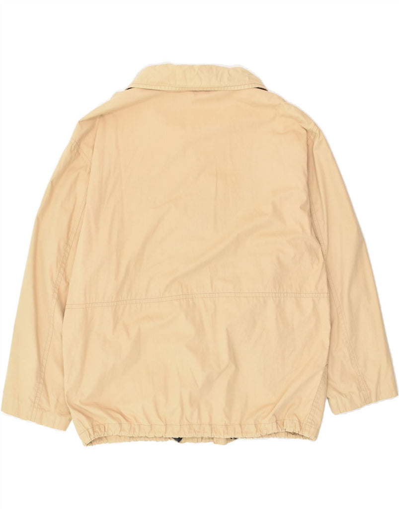 MARINA YACHTING Mens Bomber Jacket IT 52 XL Beige Cotton | Vintage Marina Yachting | Thrift | Second-Hand Marina Yachting | Used Clothing | Messina Hembry 