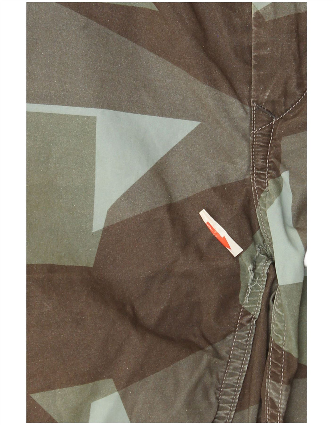 Replay Mens Chino Shorts W30 Medium  Multicoloured Geometric Cotton