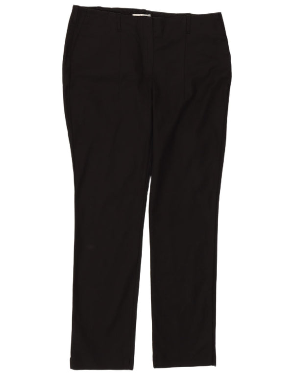 Boden Womens Slim Chino Trousers UK 18 XL W36 L32 Black Cotton