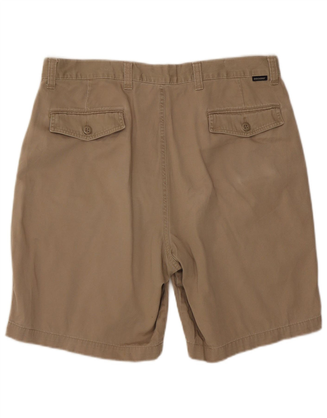 Dockers Mens Khakis Chino Shorts W36 Large Beige Cotton