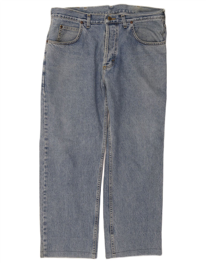 Lee Mens Chicago Straight Jeans W38 L27 Blue Cotton