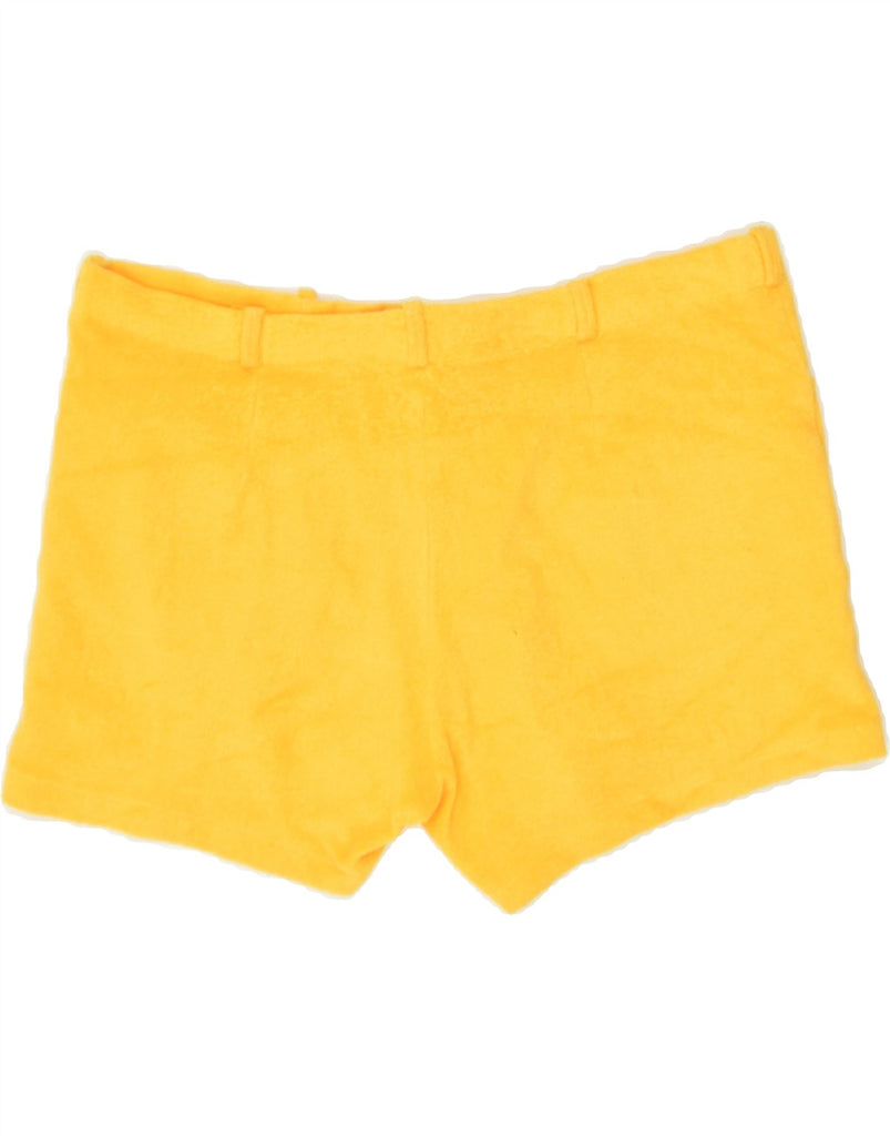 VINTAGE Womens Hot Pants IT 50 XL W36  Yellow Cotton Vintage Vintage and Second-Hand Vintage from Messina Hembry 