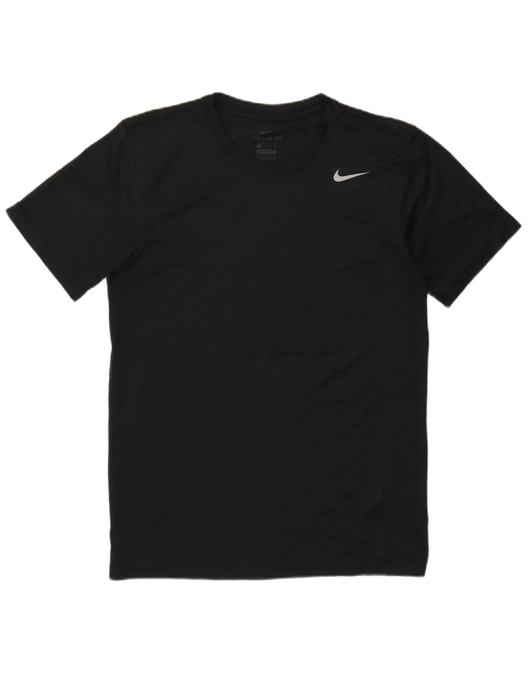 Nike Mens Dri Fit T-Shirt Top Small Black Polyester