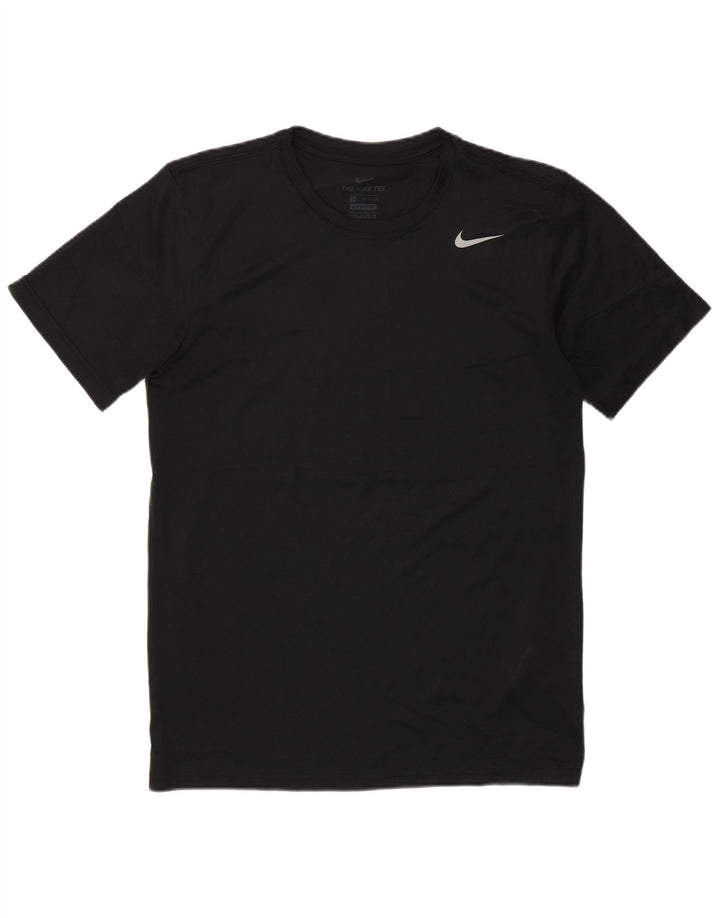 Nike Mens Dri Fit T-Shirt Top Small Black Polyester