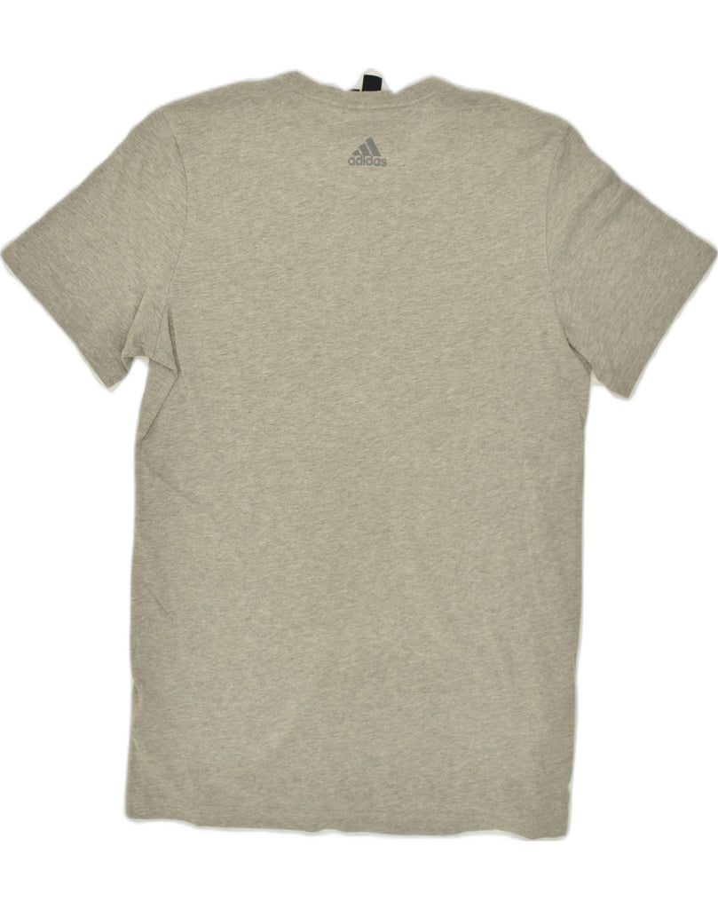 ADIDAS Mens T-Shirt Top Medium Grey Cotton | Vintage Adidas | Thrift | Second-Hand Adidas | Used Clothing | Messina Hembry 