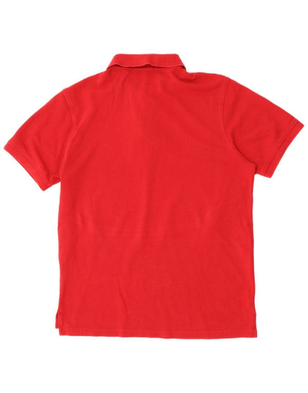 Gant Mens Polo Shirt Large Red Cotton