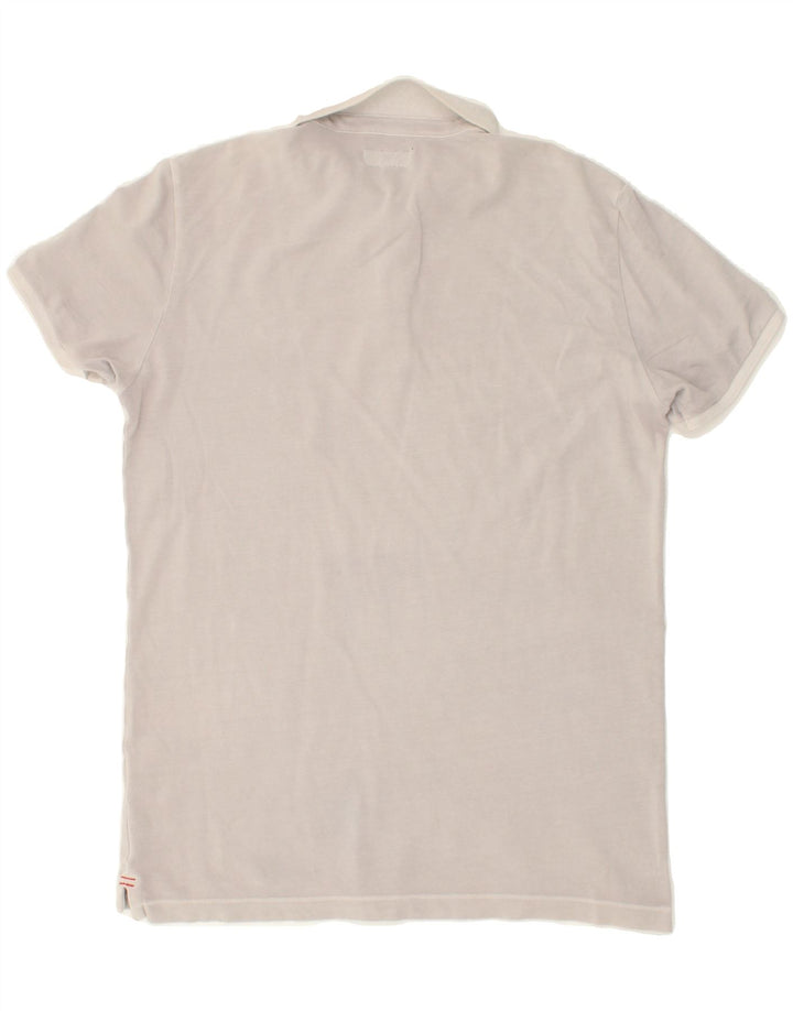 WOOLRICH Boys Polo Shirt 15-16 Years Grey Cotton Vintage Woolrich and Second-Hand Woolrich from Messina Hembry 
