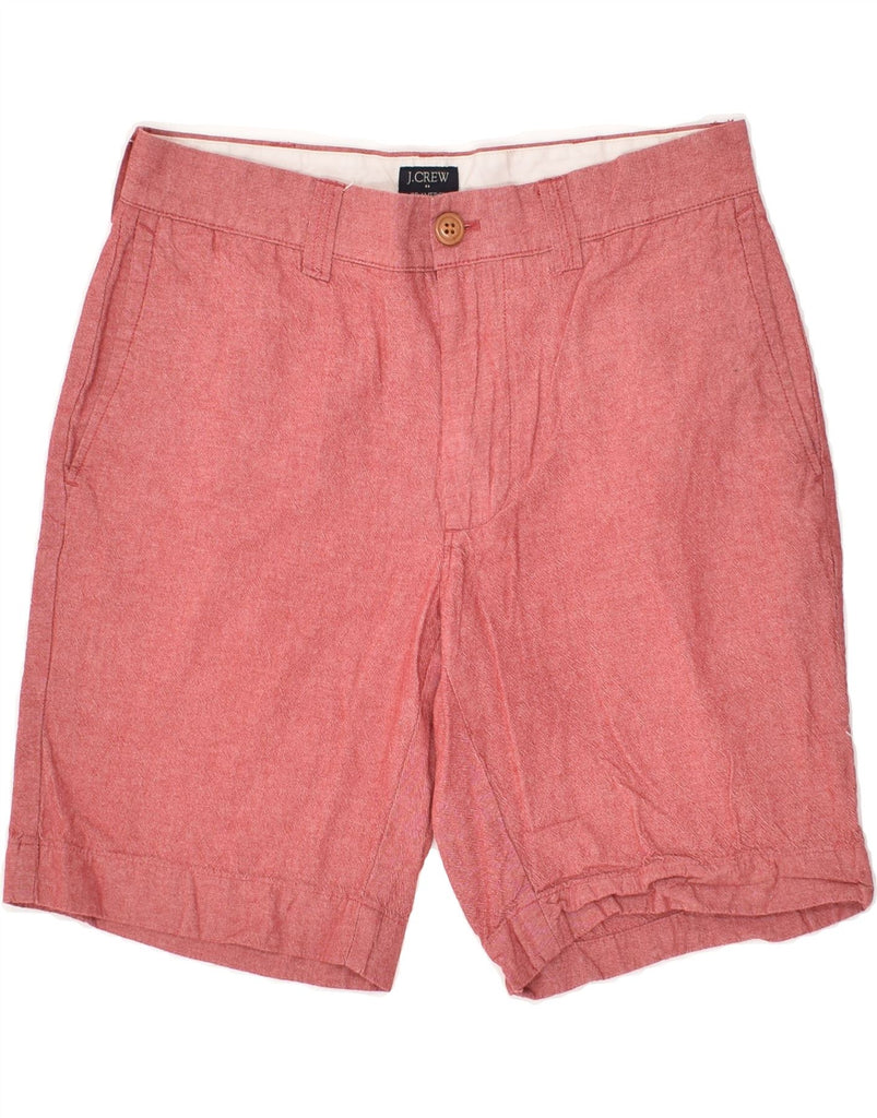 J. CREW Mens Gramercy Chino Shorts W29 Small Pink Cotton | Vintage J. Crew | Thrift | Second-Hand J. Crew | Used Clothing | Messina Hembry 