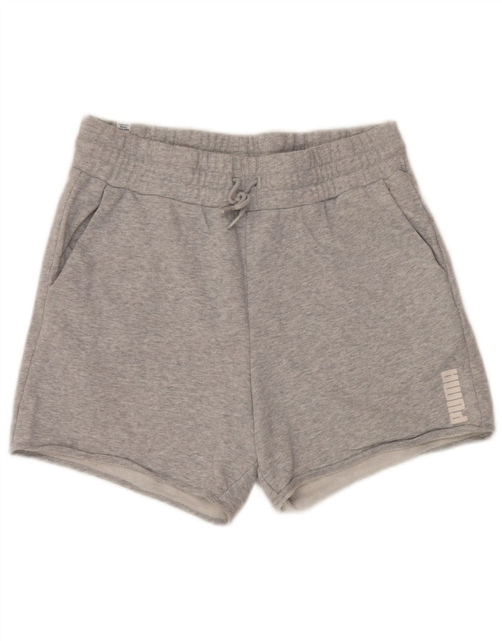PUMA Mens Sport Shorts Medium  Grey Cotton