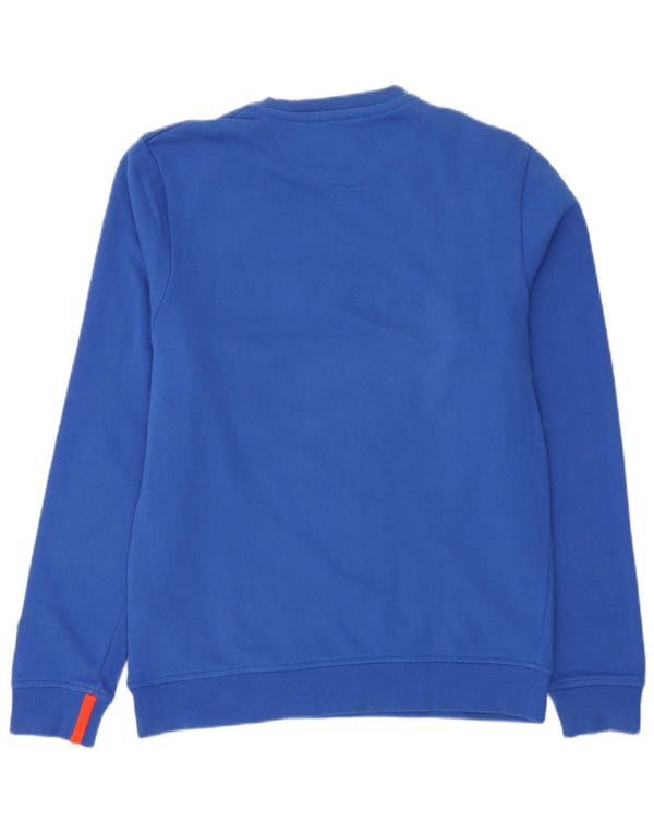 Nautica Mens Graphic Sweatshirt Jumper Large Blue Cotton
