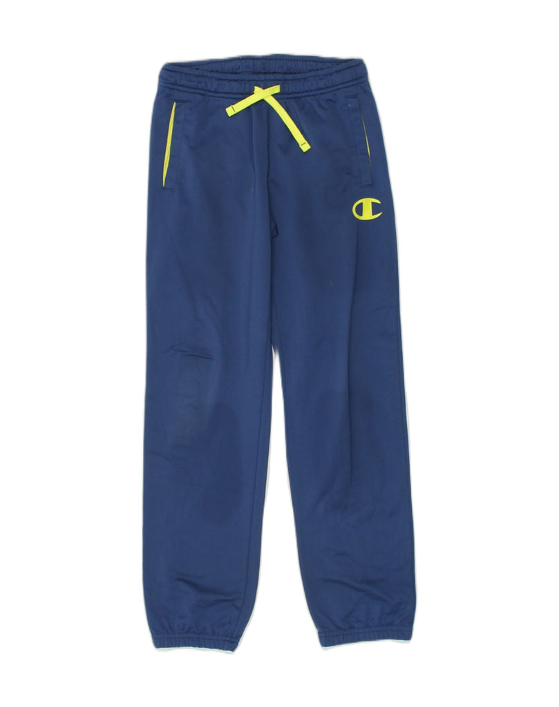 CHAMPION Boys Tracksuit Trousers Joggers 9-10 Years Medium Blue | Vintage Champion | Thrift | Second-Hand Champion | Used Clothing | Messina Hembry 