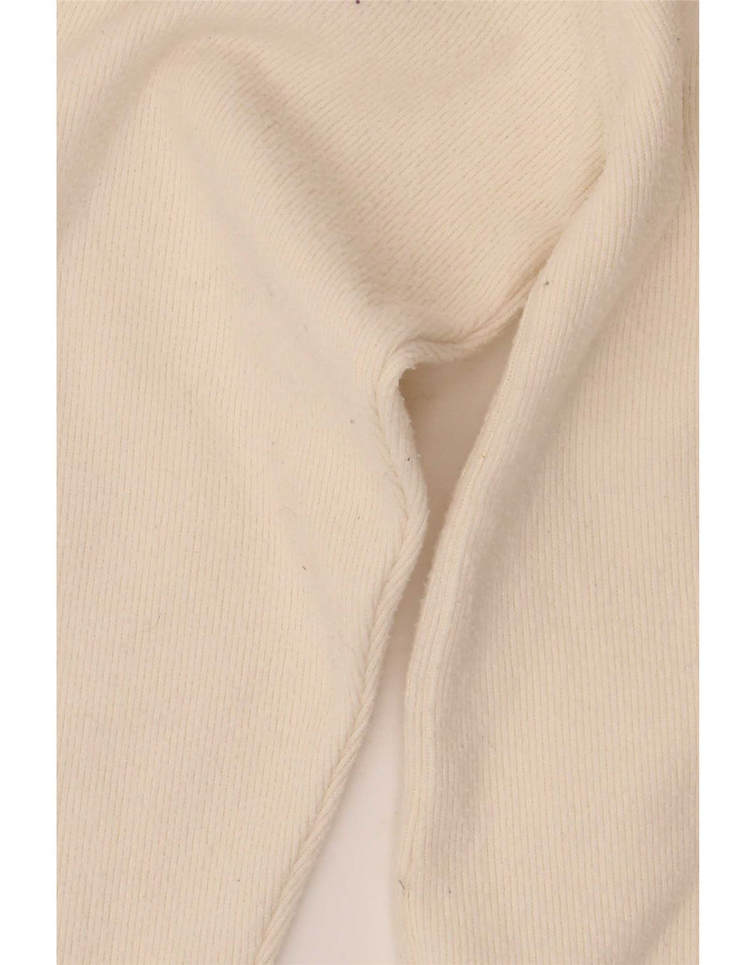 Zara Womens Crew Neck Jumper Sweater UK 14 Medium White Polyester