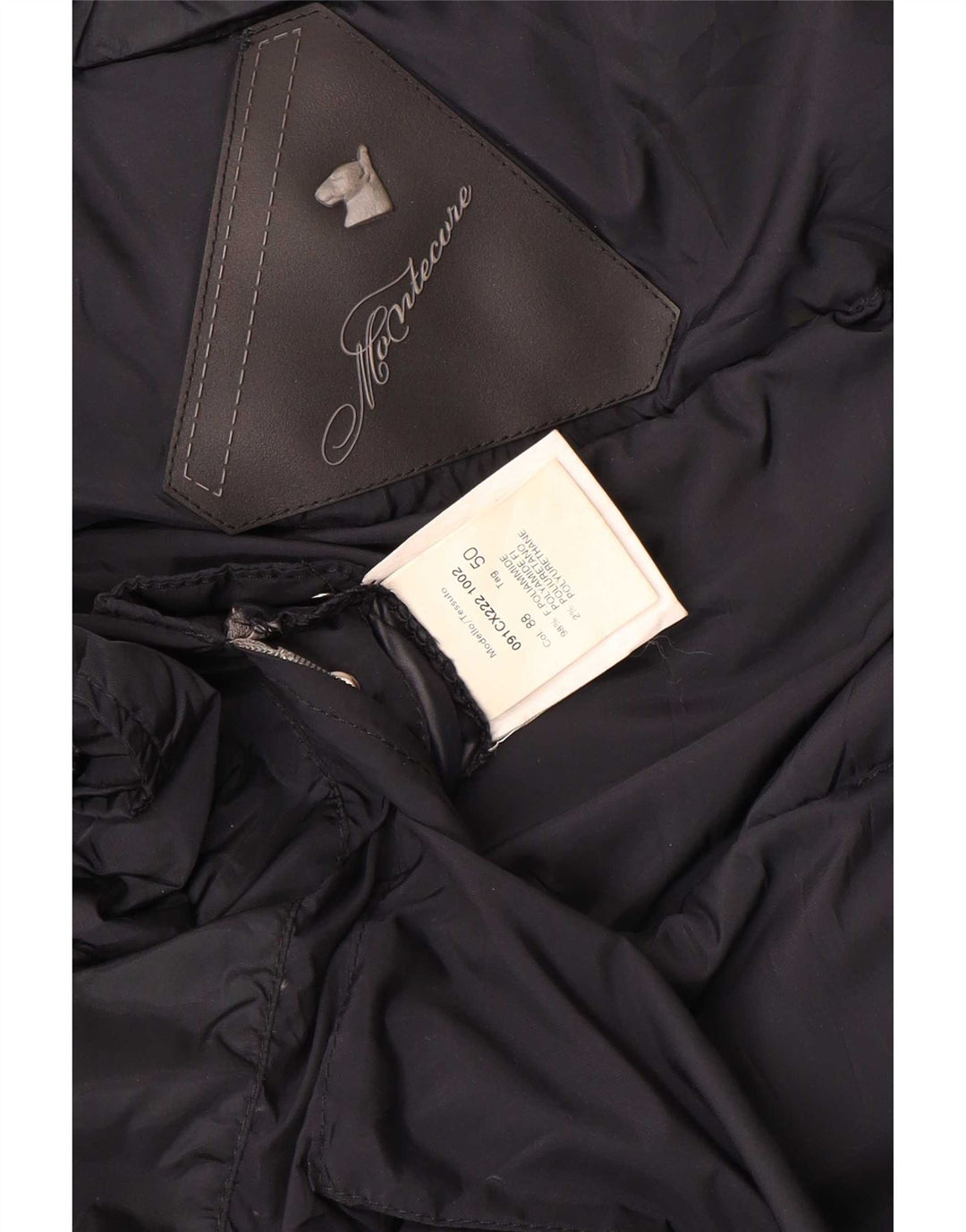 Montecore Mens Padded Jacket IT 50 Large Navy Blue Polyamide