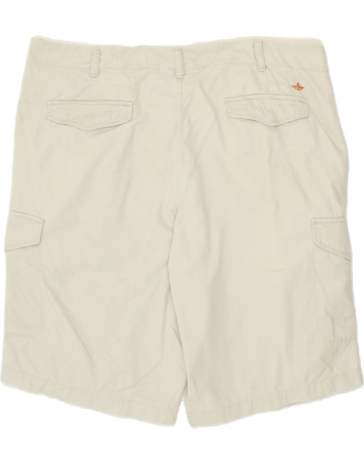 DOCKERS Mens Cargo Shorts W40 XL Off White Cotton Vintage Dockers and Second-Hand Dockers from Messina Hembry 