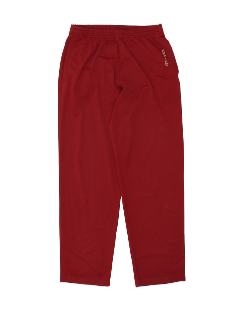 CHAMPION Mens Tracksuit Trousers Medium Red Polyester | Vintage Champion | Thrift | Second-Hand Champion | Used Clothing | Messina Hembry 