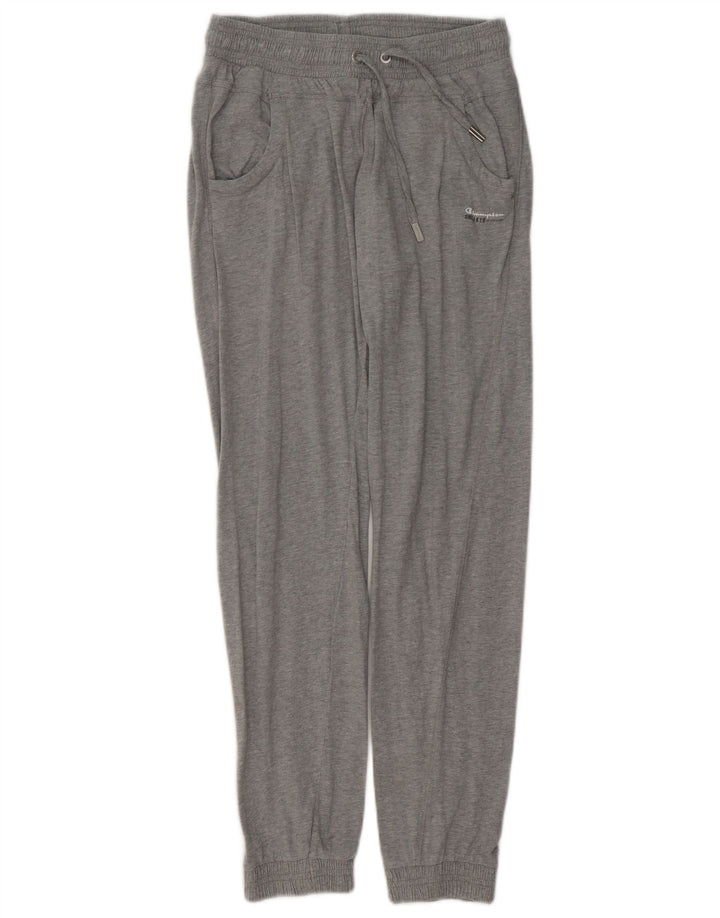 CHAMPION Womens Tracksuit Trousers Joggers UK 14 Medium Grey