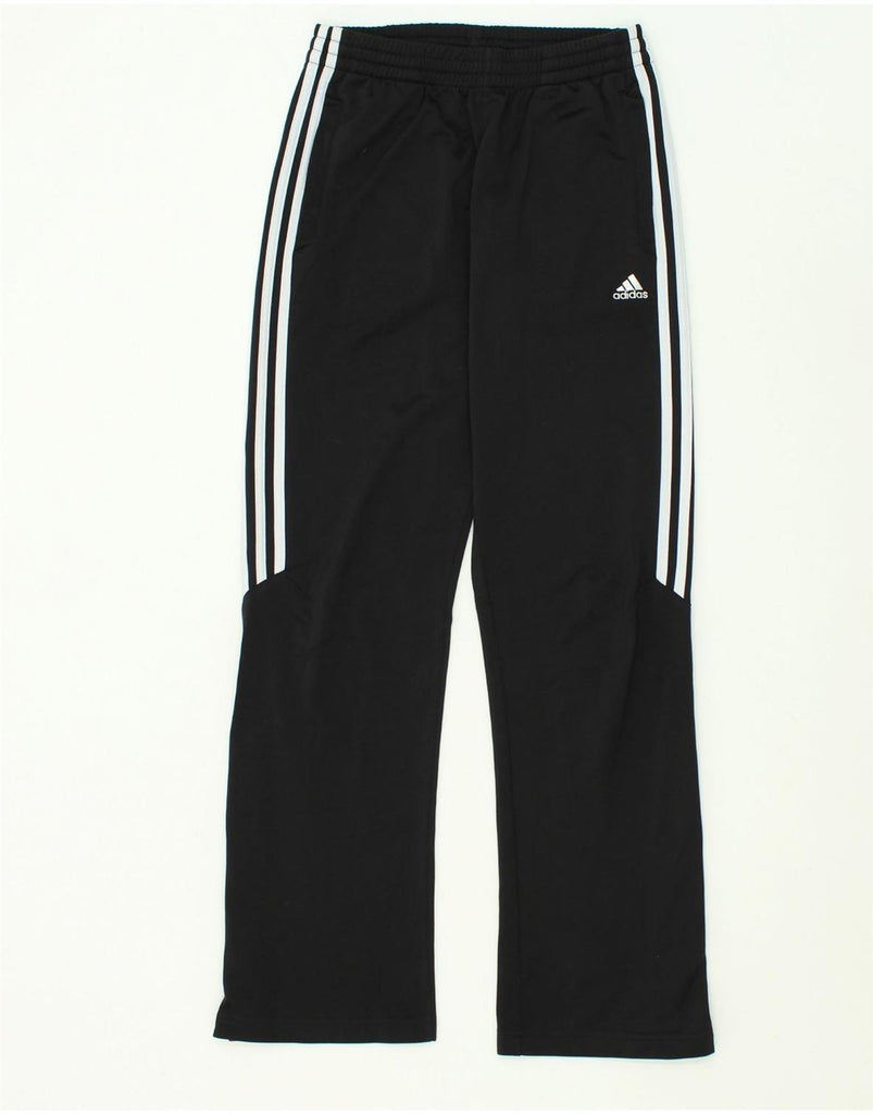 ADIDAS Boys Tracksuit Trousers 13-14 Years Black Polyester | Vintage Adidas | Thrift | Second-Hand Adidas | Used Clothing | Messina Hembry 