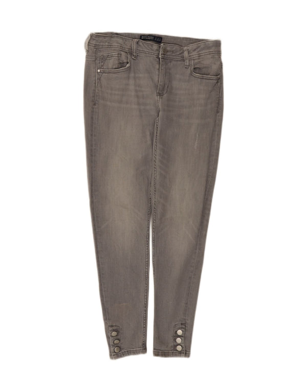 Zara Womens Z1975 Skinny Jeans EU 38 Small W28 L27 Grey Cotton