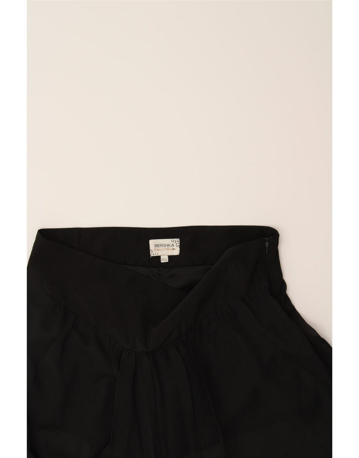 BERSHKA Womens See Through Joggers Casual Trousers Medium W30 L27 Black Vintage Bershka and Second-Hand Bershka from Messina Hembry 
