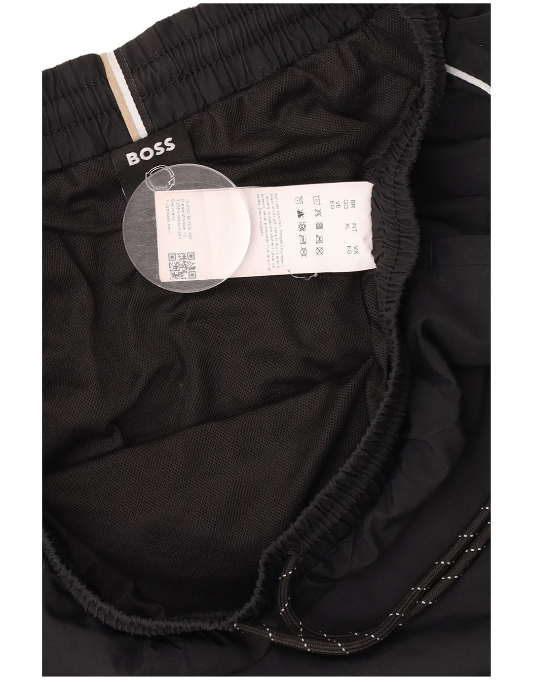 Hugo Boss Mens Sport Shorts XL Black Polyester