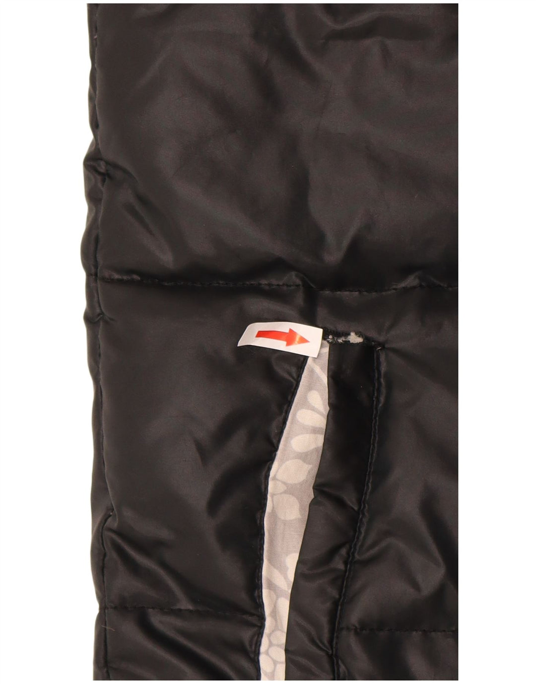 Animal Womens Oversized Padded Gilet UK 10 Small Black Polyester