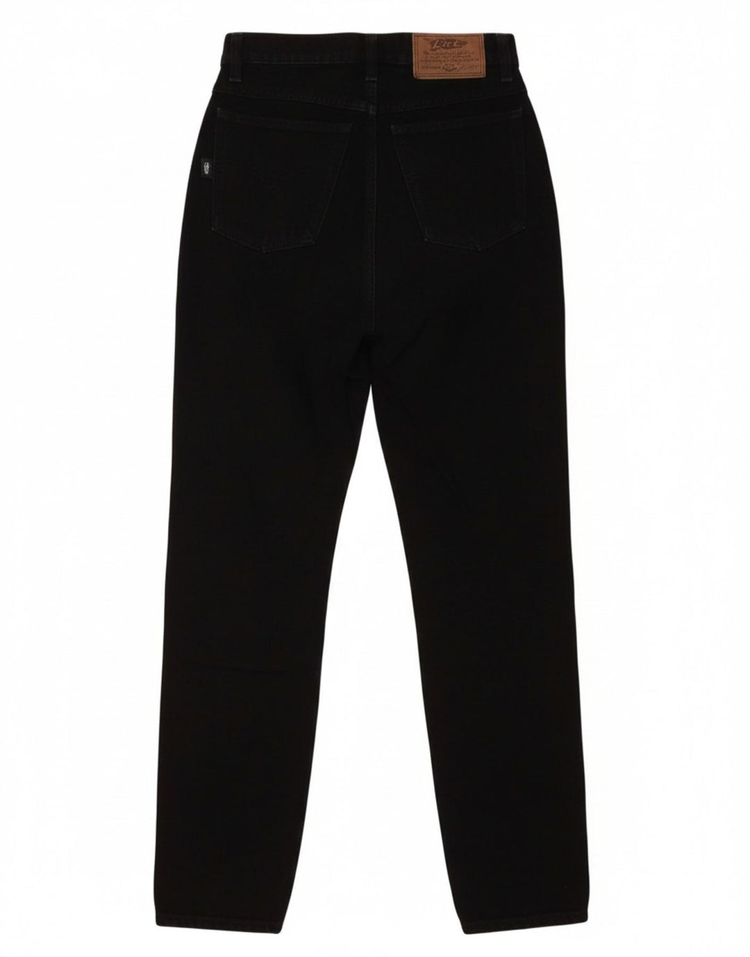 VINTAGE Womens Tapered Jeans IT 42 Medium W28 L30 Black Cotton