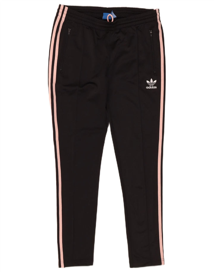 Adidas Womens Tracksuit Trousers UK 12 Medium Black Polyester