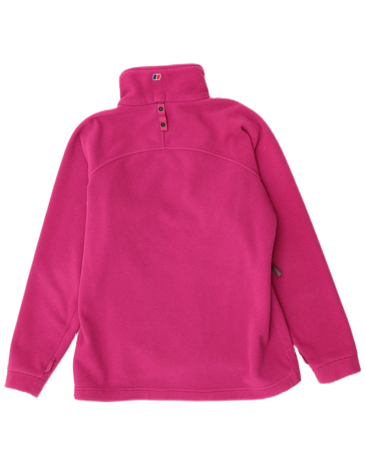 Berghaus Womens Fleece Jacket UK 14 Large  Pink Polyester