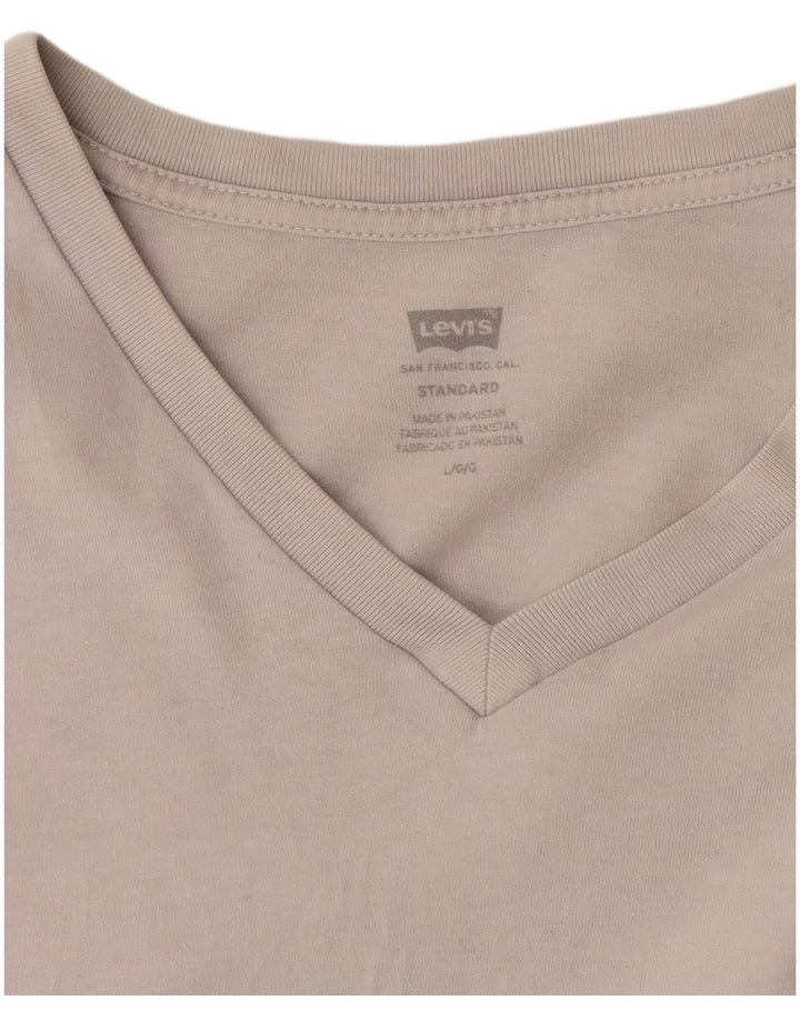 Levi's Mens Standard T-Shirt Top Large White Cotton
