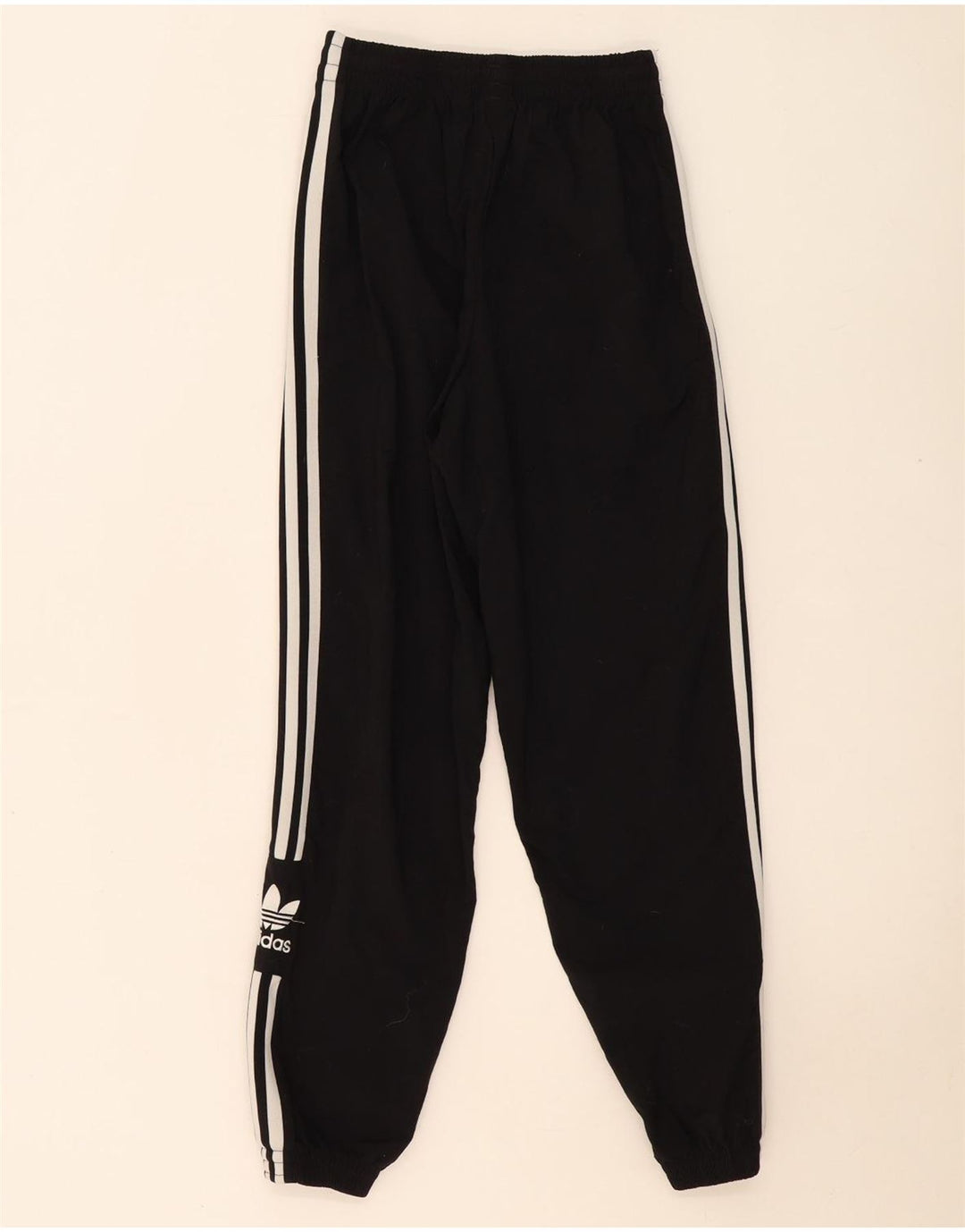 Adidas Womens Tracksuit Trousers Joggers UK 8 Small Black Polyester