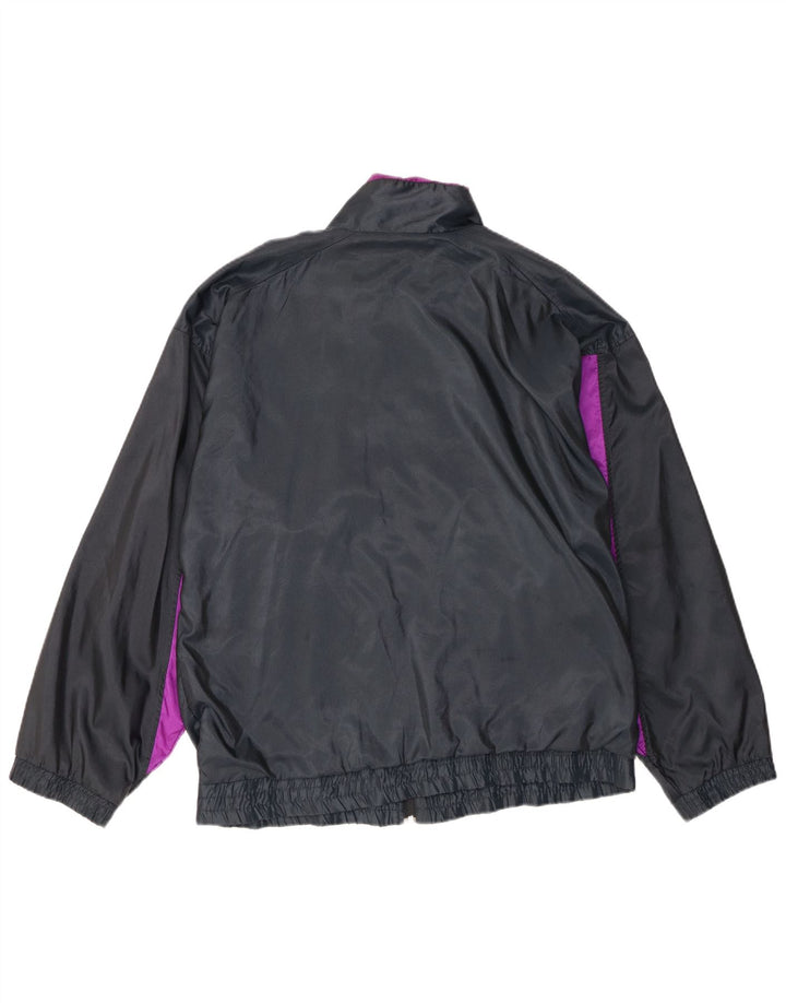 Puma Mens Tracksuit Top Jacket Large Black Colourblock Polyamide