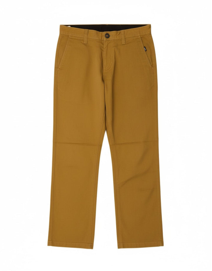 VOLCOM Mens Straight Chino Trousers W30 L31 Brown Vintage Volcom and Second-Hand Volcom from Messina Hembry 