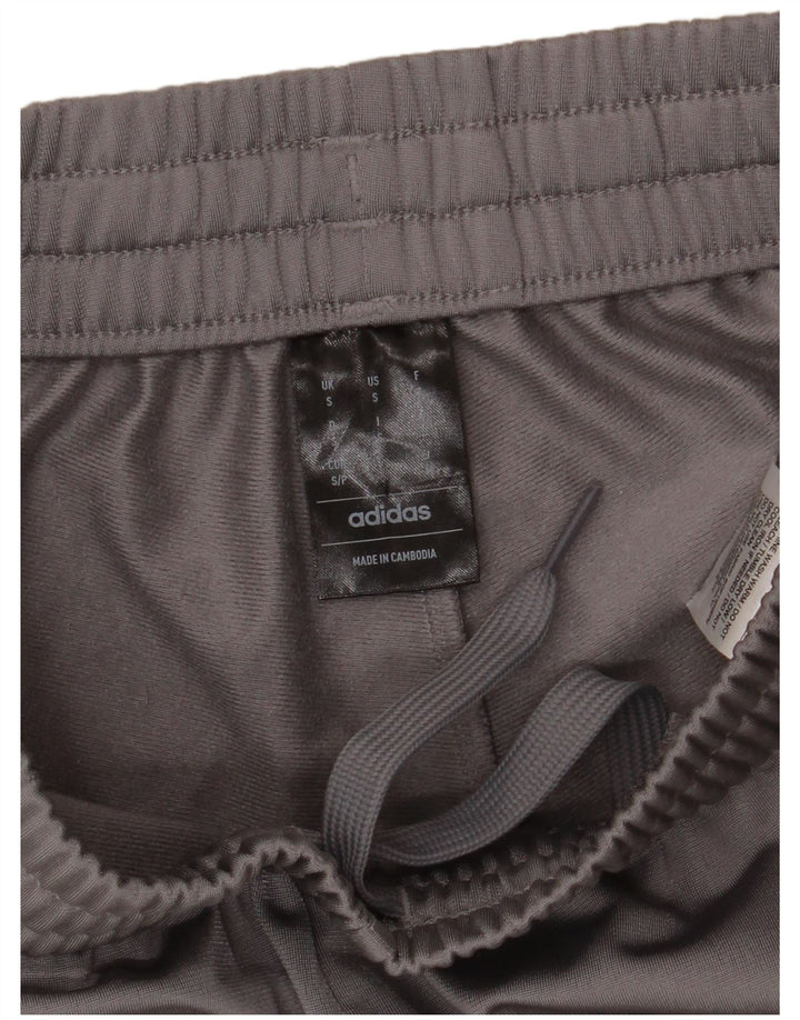 Adidas Mens Graphic Tracksuit Trousers Joggers Small Grey Polyester