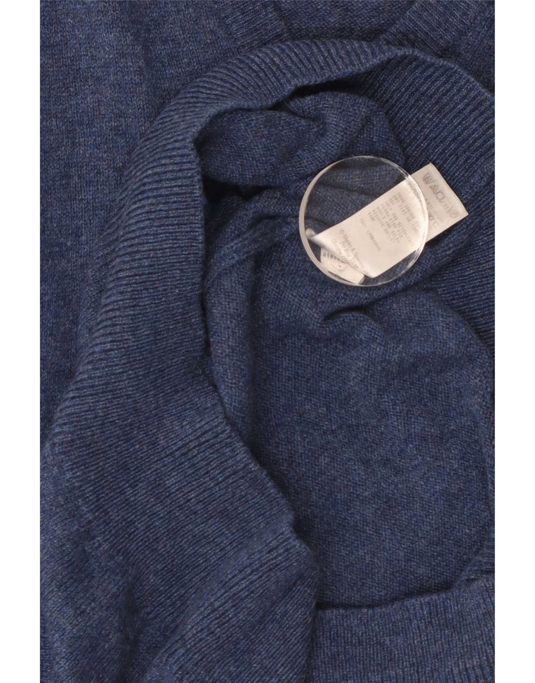 Marks & Spencer Mens Vest Tank Top Medium Blue Flecked Lambswool