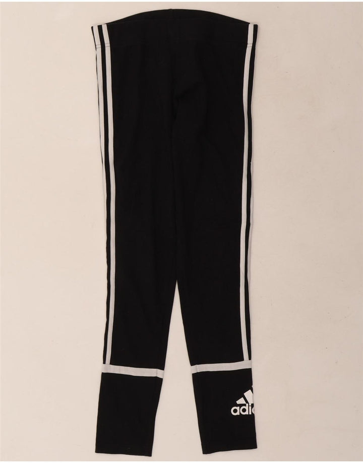 Adidas Womens Graphic Leggings UK 12/14 Medium Black