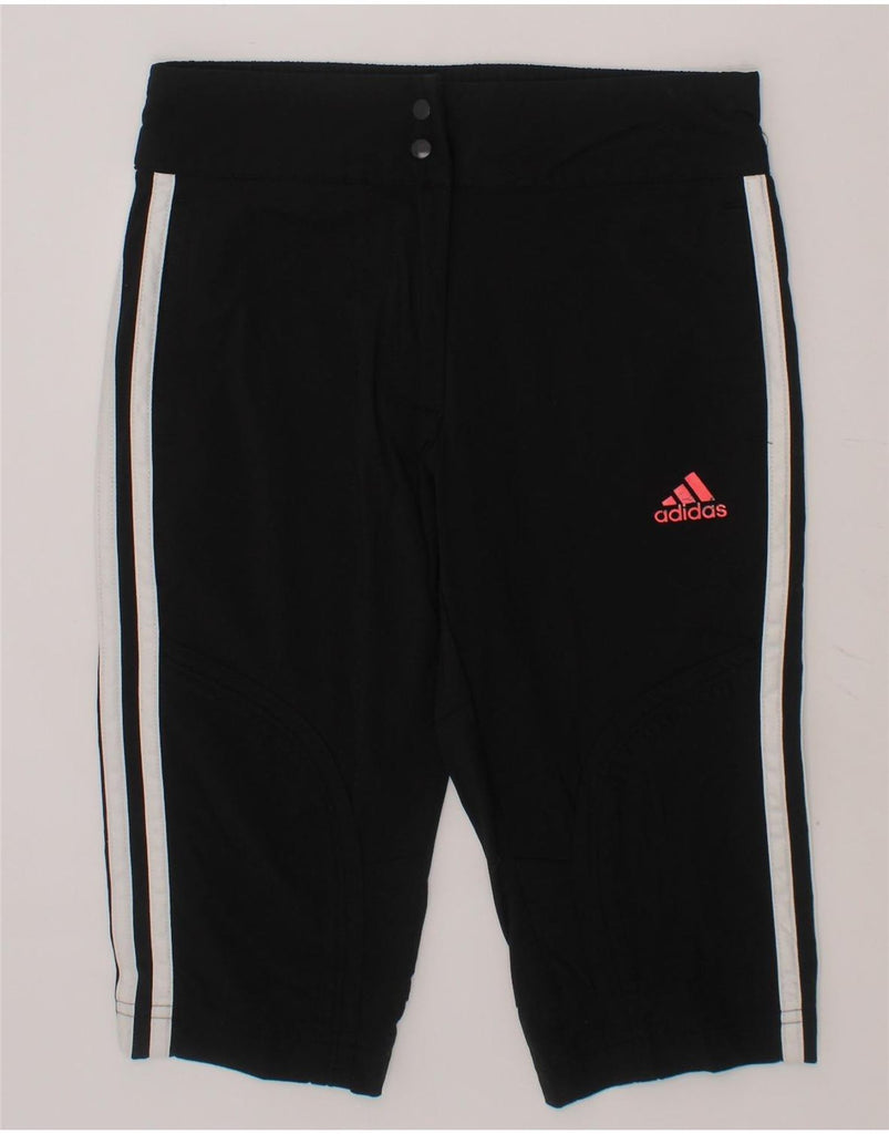 ADIDAS Girls Bermuda Sport Shorts 7-8 Years  Black Vintage Adidas and Second-Hand Adidas from Messina Hembry 