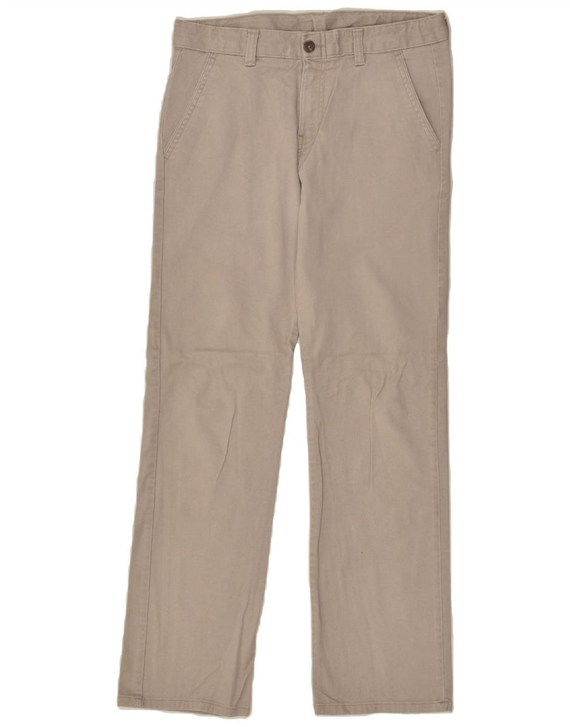 CHAPS Boys Straight Chino Trousers 15-16 Years W30 L28 Beige Cotton | Vintage Chaps | Thrift | Second-Hand Chaps | Used Clothing | Messina Hembry 