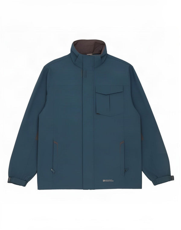 Mountain Warehouse Mens Windbreaker Jacket UK 38 Medium Navy Blue