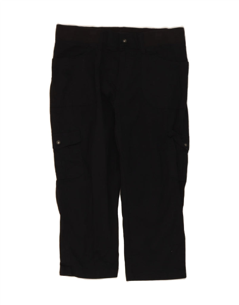 LEE Womens Mid Rise Relaxed Fit Cargo Trousers US 14 XL W34 L24 Black Vintage Lee and Second-Hand Lee from Messina Hembry 