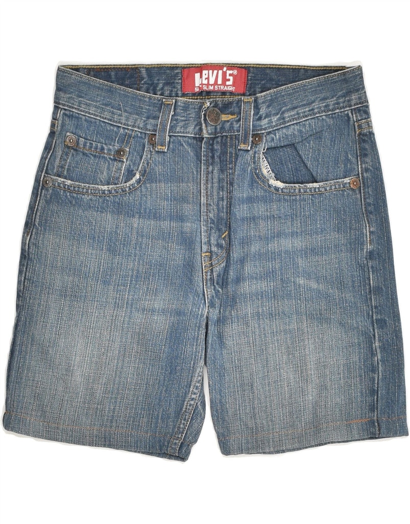 LEVI'S Boys 514 Slim Denim Shorts 13-14 Years W27  Blue Cotton | Vintage Levi's | Thrift | Second-Hand Levi's | Used Clothing | Messina Hembry 