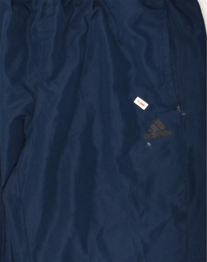 ADIDAS Mens Tracksuit Trousers Joggers UK 42/44 Large Navy Blue Polyester | Vintage Adidas | Thrift | Second-Hand Adidas | Used Clothing | Messina Hembry 