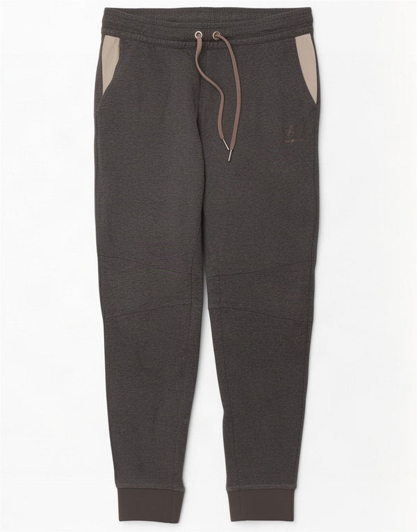 Emporio Armani Mens Tracksuit Trousers Joggers Medium Grey Colourblock