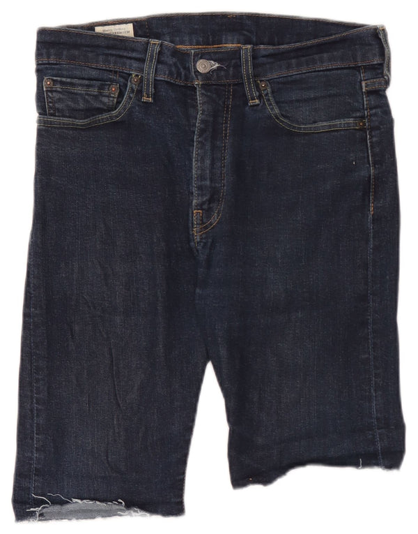 Levi's Mens 510 Denim Shorts W32 Medium Navy Blue Cotton